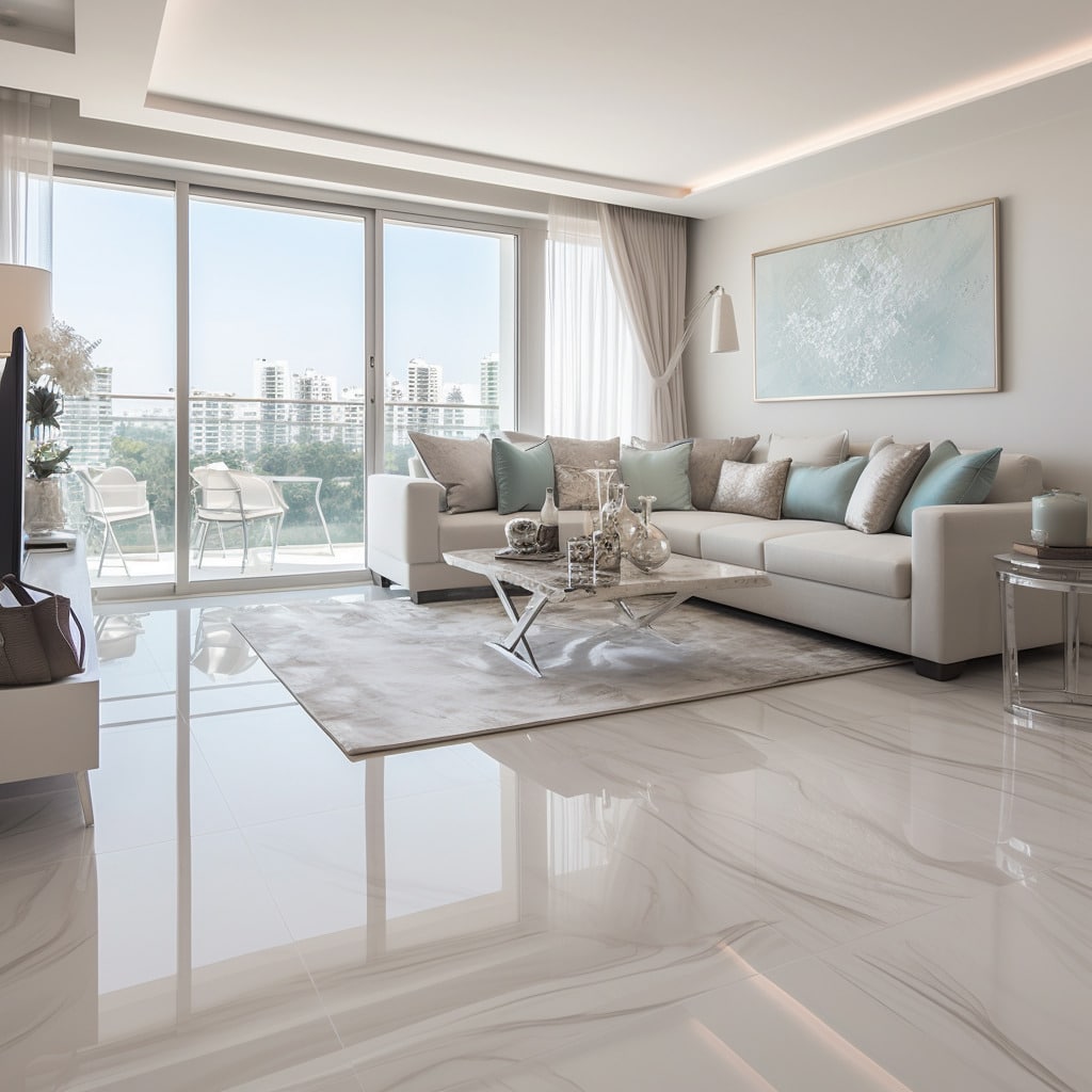 Piso Granito Branco Siena