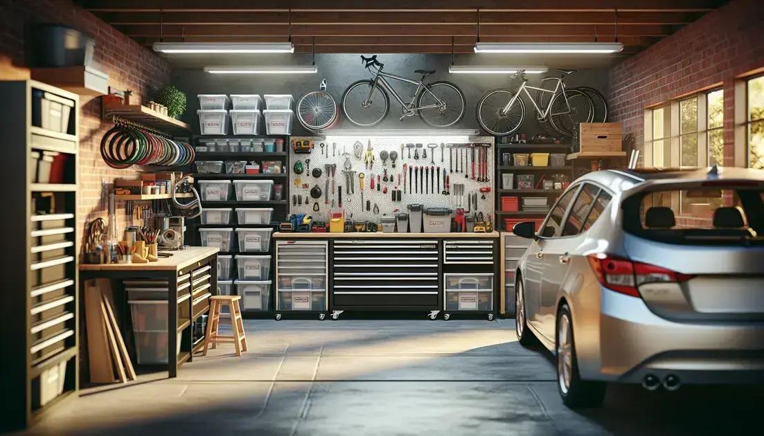 Organização de Garagem: Transforme o Espaço com Prateleiras e Pendentes