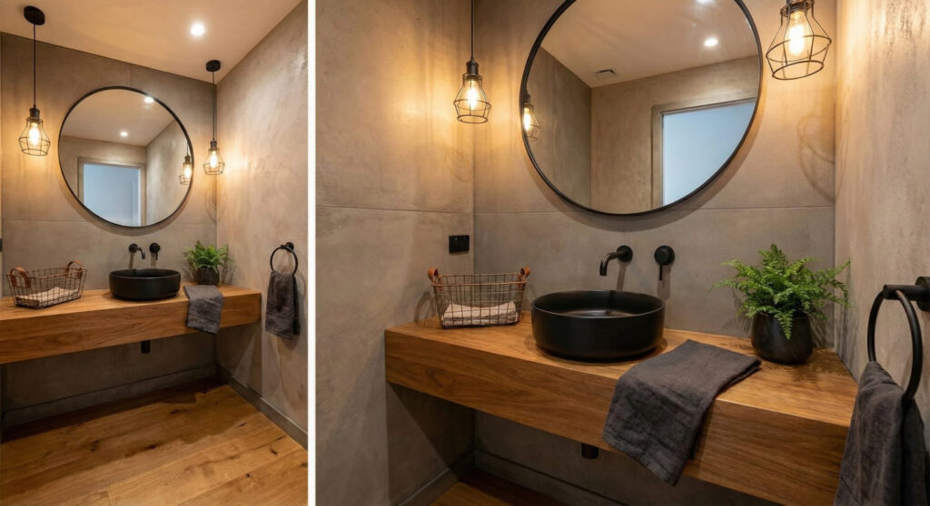 Lavabo Pequeno e Moderno em 2026: Elementos-Chave Que Estarão em Alta 8 Lavabo Pequeno e Moderno em 2026 Elementos Chave Que Estarão em Alta 01