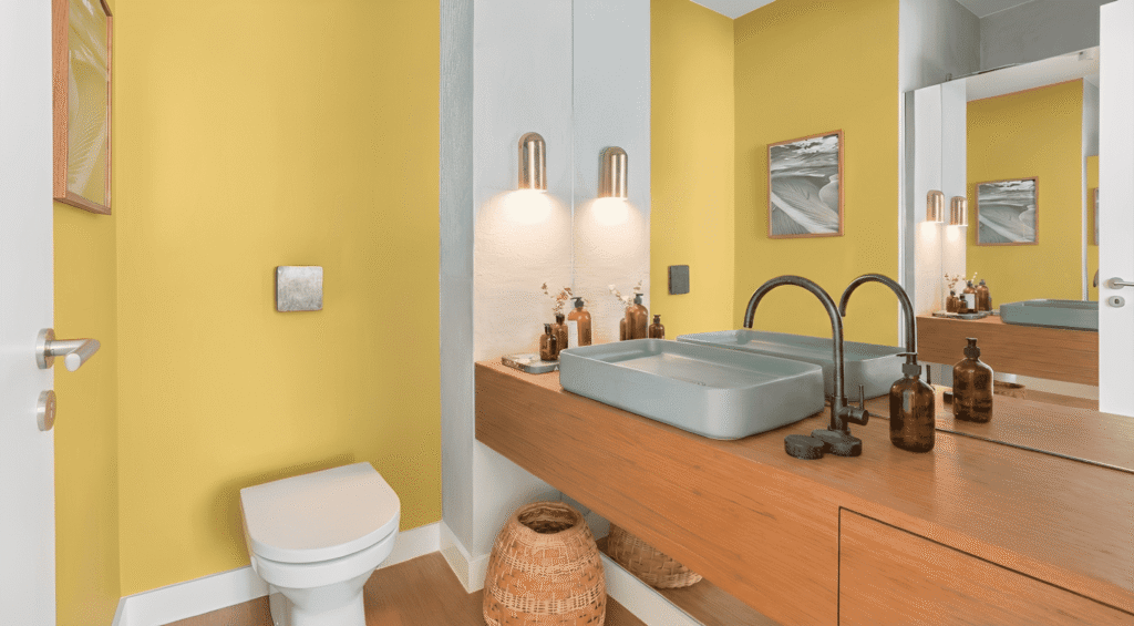 Lavabo Pequeno e Moderno em 2026: Elementos-Chave Que Estarão em Alta 5 Lavabo pequeno moderno 03