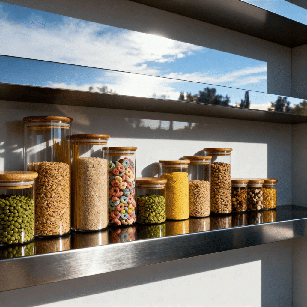 prateleira de aço inox