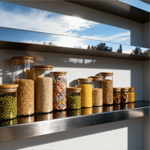 prateleira de aço inox