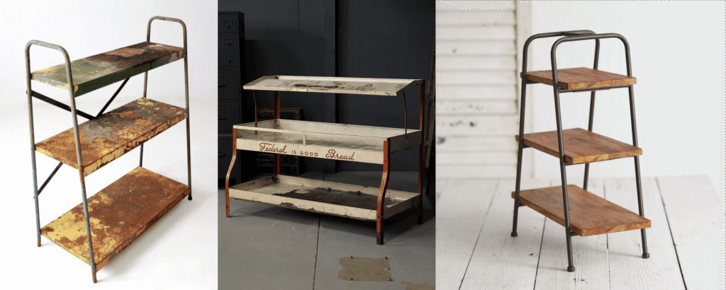 Prateleira de Aço: Aço Inox, Estilo Industrial, Fixação, Carga e Melhores Aplicações 12 prateleira vintage aço envelhecido